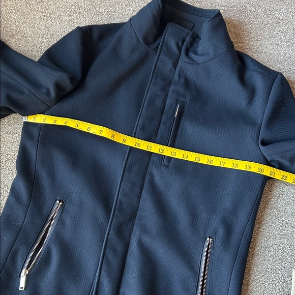 Zara Men's Navy Over Coat - Picture 13 of 15